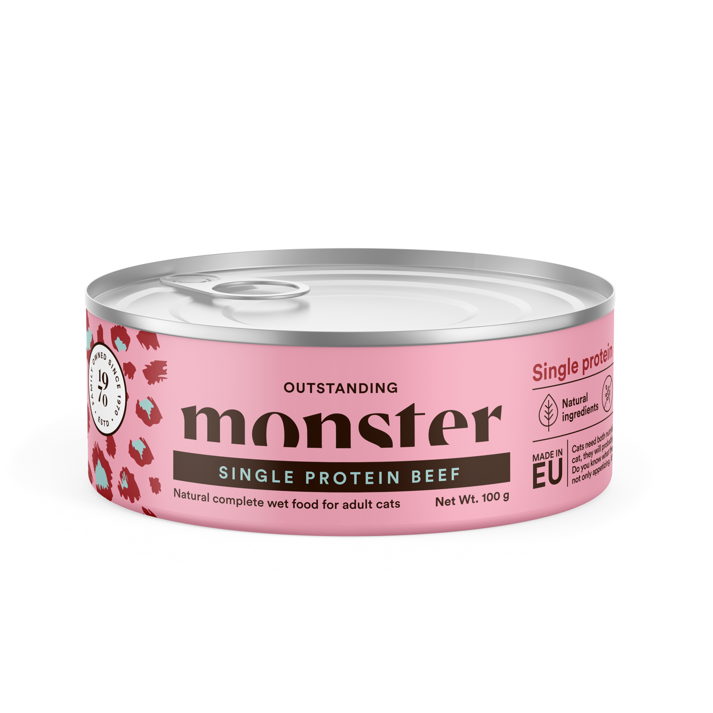 Monster Cat Adult Single Protein Beef 100g