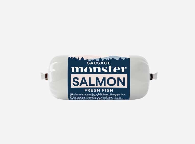 Monster Dog Sausage Salmon - Lohi