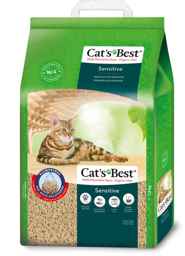 Cat's Best Sensitive kissanhiekka 7,2kg/20l paakkuuntuva