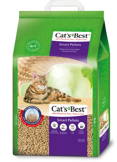 Cat´s Best Smart Pellet kissanhiekka 10kg / 20L paakkuuntuva